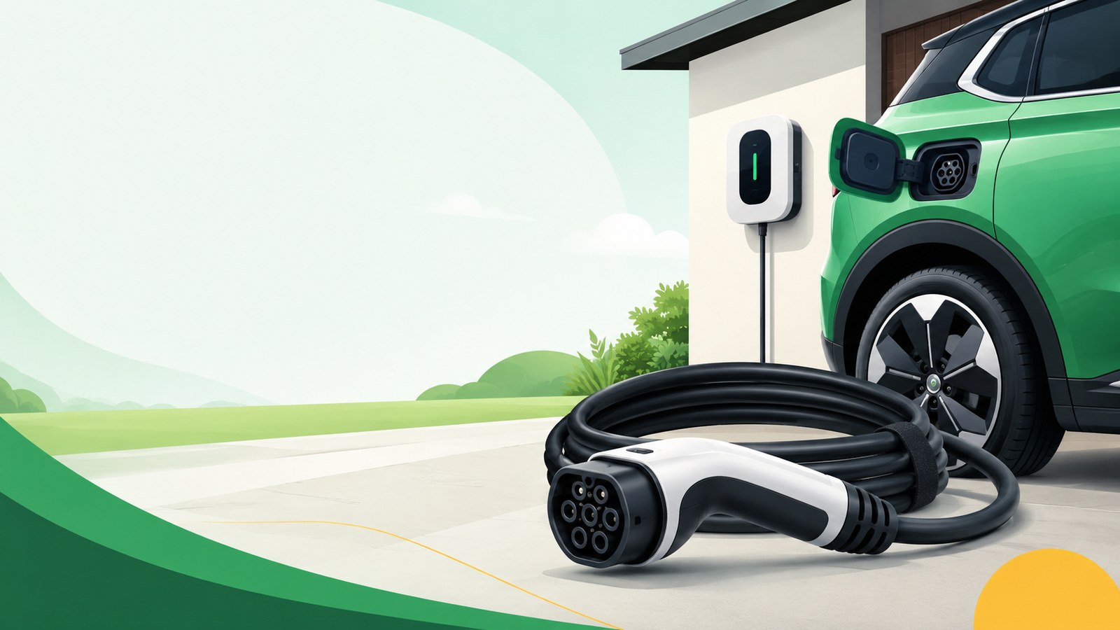 Ako si vybrať nabíjací kábel pre elektromobil – nabíjací kábel Typ 2 s konektorom pri elektromobile a WallBoxe